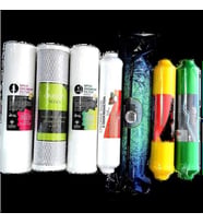 Lotto Filters Su Arıtma Filtre Seti 7 Li Çift Spun,platınum,mineral,alkali (Beyaz)