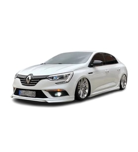 Renault Megane Uyumlu 4 Hatchback / Sedan (2016-2020) Abt Style Ön Tampon Ek (Plastik)