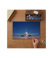 Pistteki Uçak Tasarımı 240 parça Ahşap Puzzle Ahşap Kutuda MP03907