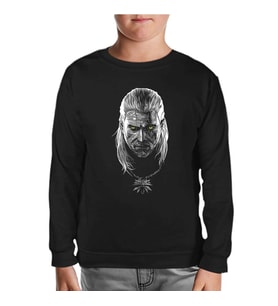 The Witcher 3 - Toxicity Siyah Çocuk Sweatshirt