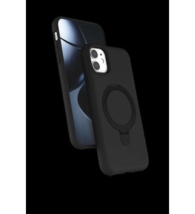 iPhone 11 Regal Magsafe Standlı Kapak - Siyah