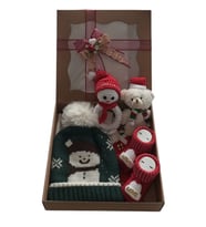 Hoşgeldin Bebek, Unisex, Noel, Yılbaşı, Yeniyıl bebekleri, Yenidoğan Bebek Hediye Seti