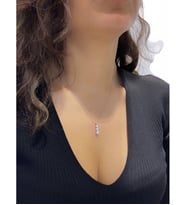 Orjinal Sertifikalı Swarovski Taşlı Gümüş Kolye