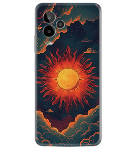 24 Pro Kılıf HD Resim Baskılı Güneş StKd -017