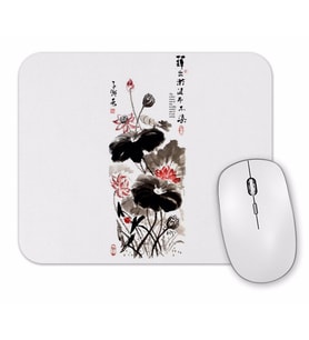 Lotus Flower Lotus Painting Mouse Pad