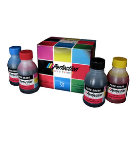 Perfection  Canon Yazıcılar İçin Yenilebilir Gıda Mürekkebi 4 X 100 ML