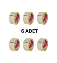 Koli Bandı 45x100 Şeffaf (ASLAN) 6 Adet
