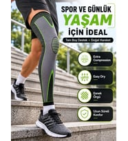 Uzun Kompresyon Diz Destekliği Spor ve Günlük Kullanım İçin Güçlü Destek