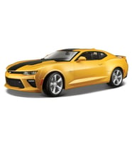 2016 Chevrolet Camaro SS 1:18 Ölçekli Sarı Renkli 30 Cm