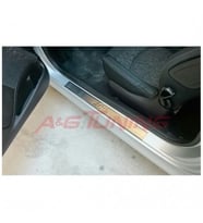 Peugeot 206 Coupe Krom Kapı Eşiği Tk 2Prç Paslanmaz Çelik