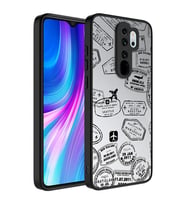 Xiaomi Redmi Note 8 Pro Kılıf Aynalı Desenli Kamera Korumalı Parlak Zore Mirror Kapak Seyahat