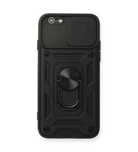 İphone 6 Pars Lens Yüzüklü - Siyah
