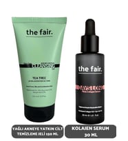 the fair. Akneye Yatkın Cilt Temizleme Jeli 150 ml ve Kolajen Serum 30 ml