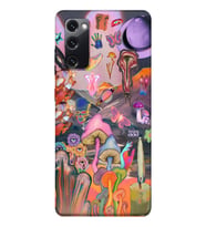 Samsung Galaxy S20 FE Uyumlu Aesthetic Desenli Şeffaf Telefon Kılıfı