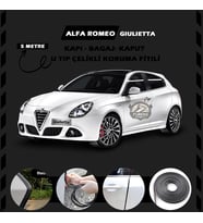 Alfa Romeo Giulietta Oto Araç Kapı Koruma Fitili 5metre Parlak Siyah Renk