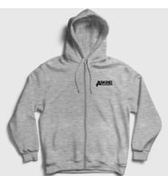 Presmono Unisex Gri Asking Alexandria Fermuarlı Kapüşonlu Sweatshirt 375119tt (Gri)