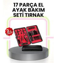 Northcity 17 Parçalı Kompakt ve Şık Bakım Seti - Profesyonel Manikür ve Pedikür