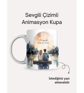 Sevgili Çizimli Kupa No:4