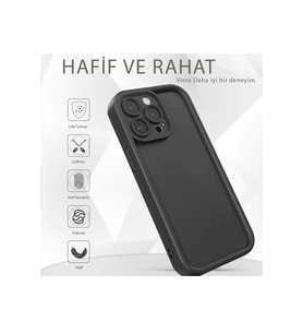 Pilelistore   iPhone 16 Pro Max Kılıf Viera Silikon - Kırmızı