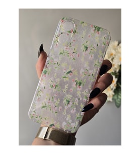 Iphone 16 PLUS Uyumlu Desenli Şeffaf Telefon Kılıfı