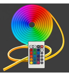 3 Metre Neon LED Işık – Esnek Dekoratif Ortam ve Oda Aydınlatması (4490) (Çok Renkli)