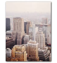 Cakatablo MDF (Ahşap) Tablo New York Gökdelenler Şehri Görseli