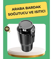 Isıtma Soğutma Özellikli Araç Bardaklığı Çakmak Girişli Akıllı