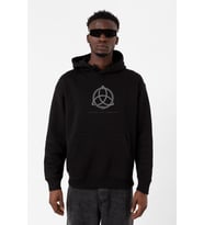 Dark Everything Is Connected Siyah Erkek 3ip Kapşonlu Sweatshirt