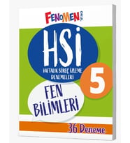 FENOMEN 5.SINIF FEN BİLİMLERİ HAFTALIK SÜREÇ İZLEME DENEMELERİ