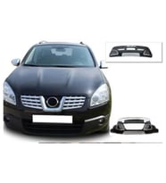Nissan Qashqai Uyumlu 2006 2010 Ön Arka Difüzör Ön Arka Tampon Koruyucu