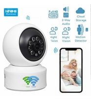 QASUL CMR23 1080p 2.4ghz + 5ghz Wifi Kablosuz 360° Hareket Izleme Sesli Güvenlik Ip Kamera Mini Kamera bebek kamera