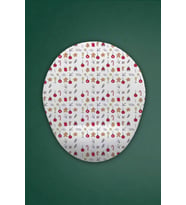 Yılbaşı Temalı Bilek Destekli Mouse Pad