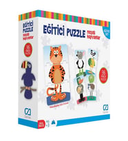 Eğlenceli Puzzle Neşeli Hayvanlar 36 Parça