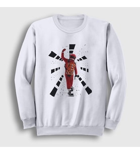 Presmono Unisex Beyaz Astronot Film 2001 A Space Odyssey Sweatshirt 241481tt