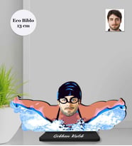 Kişiye Özel Yüzücü Erkek Ahşap Eco Biblo -1