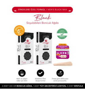 Smoothly Erkek Ağdası, Berber Ağdası Soyulabilir Boncuk Ağda Granür Ağda 220 g x 2 paket seti