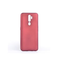 Oppo A9 2020 Uyumlu Kılıf Zore Premier Silikon Kapak (Mürdüm)