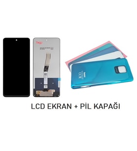 Xiaomi Redmi NOTE 9 PRO LCD Ekran + Arka Kapak BEYAZ