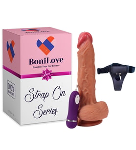 Bonilove Ten Dokusunda Tasarlanan 22 Cm Realistik Penis Dildo