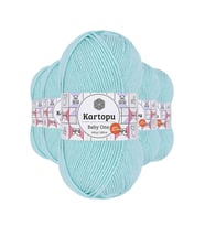 Northcity Baby One Tüylenmeyen El Örgü İpi – 5’li Bebe Mavi Set K578
