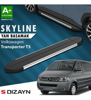 VW Transporter T5 Kısa Şase Skyline Krom Yan Basamak 213 Cm 2003-2015 A+ Kalite