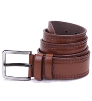 Dagoster DMK26-455 Taba 4.5 cm Suni Deri Erkek Kemer