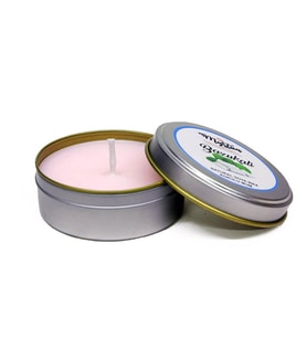Mum Kokulu Tenekede Bazukalı (Sakız) Soya Wax