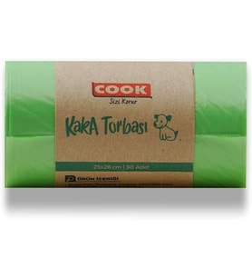 Kaka Torbası, 30 Yaprak, Elma Kokulu, Yeşil