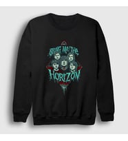 Presmono Unisex Siyah Band Bring Me The Horizon Sweatshirt 20642tt