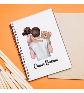 Canım Babam Tasarımlı Defter