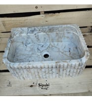 Gold Calacata Fitilli Lavabo