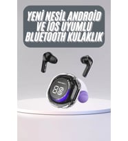 Kulak İçi Bluetooth Kulaklık Anc Enc Özellikli Şarj Göstergeli Kablosuz Kulaklık (Çok Renkli)