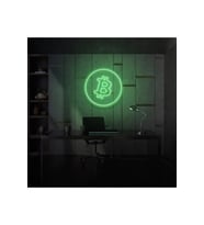 Bitcoin Logo Neon Tabela