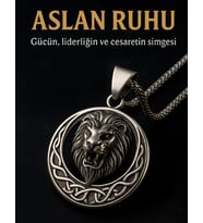 voyageaccessory Cesaretin Sembolü: Aslan Ruhu Paslanmaz Çelik Kolye / Kral Aslan Kolye